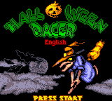 Halloween Racer Title Screen